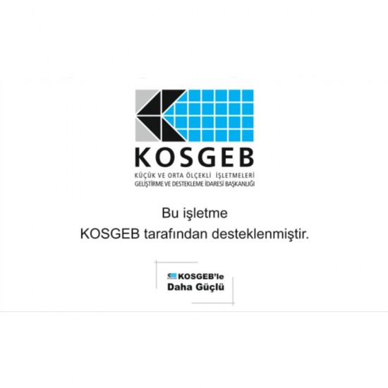 Kosgeb Tarafından Desteklenmiştir Yazısı