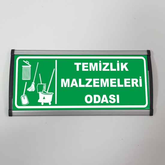 Alüminyum Kapı İsimliği 12x25 cm