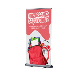 Smart Roll Banner Tek Taraflı Çantalı 100x230 cm