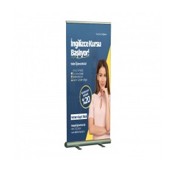 Smart Roll Banner Tek Taraflı Çantalı 80x230 cm