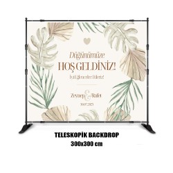 M Teleskopik Backdrop Stand 300x300