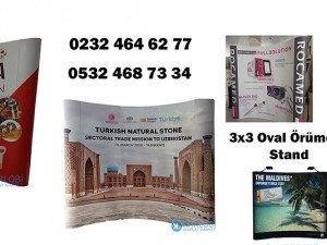 Oval 3x3 Örümcek Stand